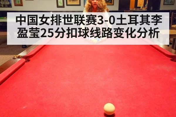 中国女排世联赛3-0土耳其李盈莹25分扣球线路变化分析